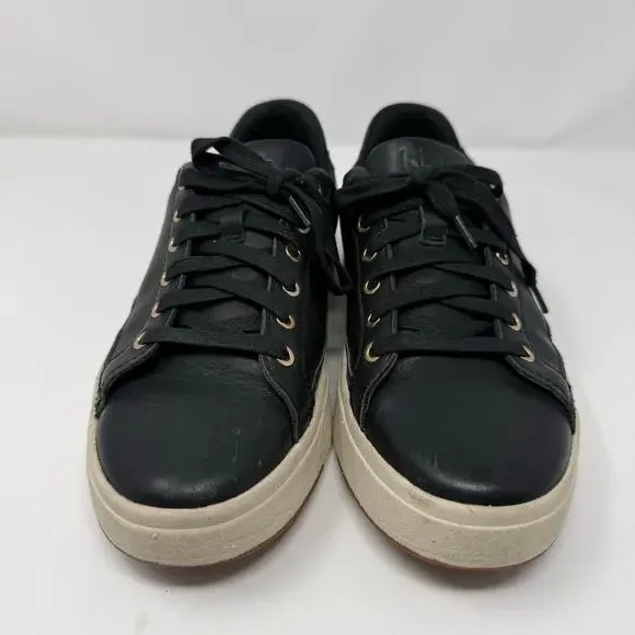 Kizik Vegas Hands Free Sneaker Black Women 7.5 Men 6 WIDE Walking Comfort Oxford - Picture 2 of 6